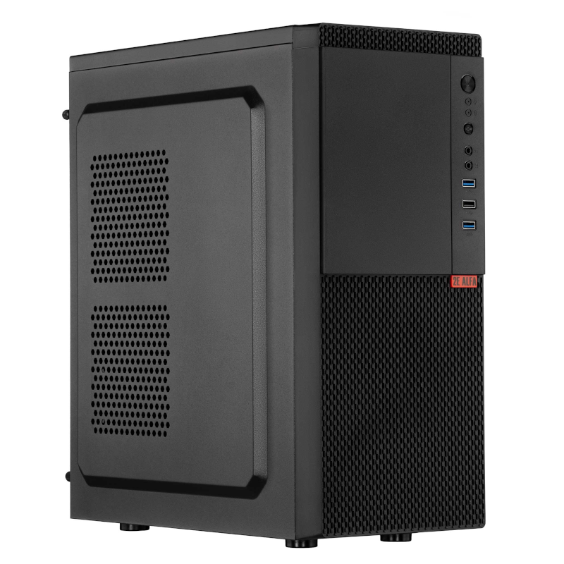 Комп'ютер настільний 2E Rational Intel i5-12400, 16Gb, F512GB, UMA, H610, Midi Tower, 500W, Win11P (2E-10097)